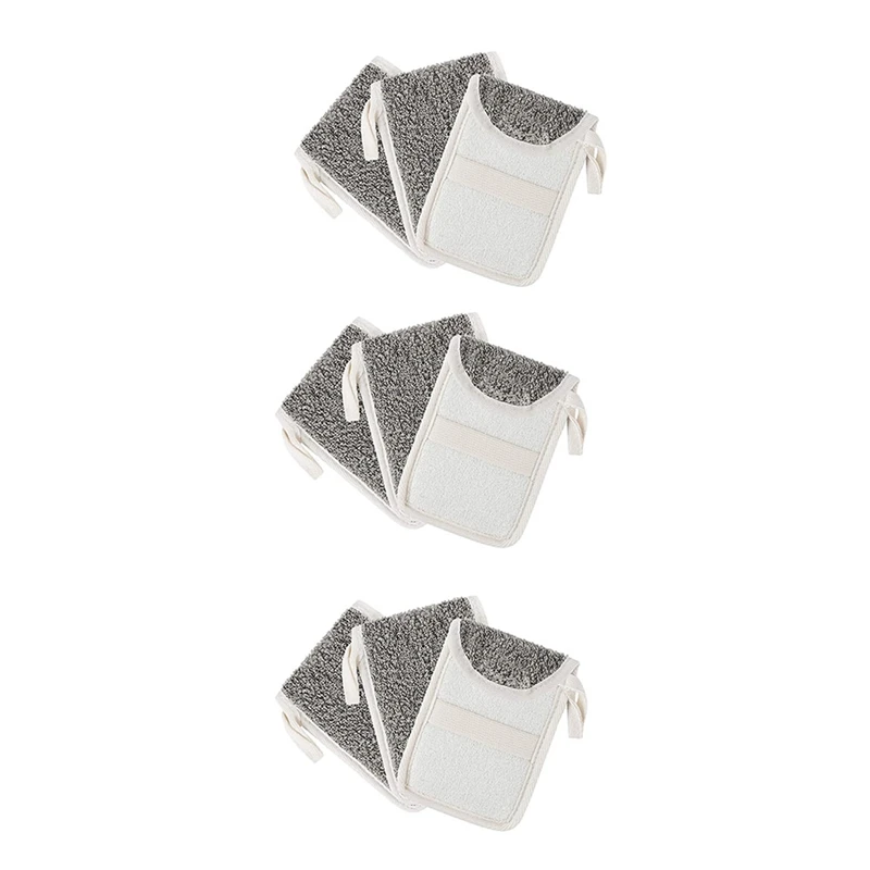 

【HOT】9 Pcs Soap Saver Pouch,Exfoliating Soap Bag Body Scrubber Exfoliator Sponge Holder Hanging Rope Bags For Bath Or Shower