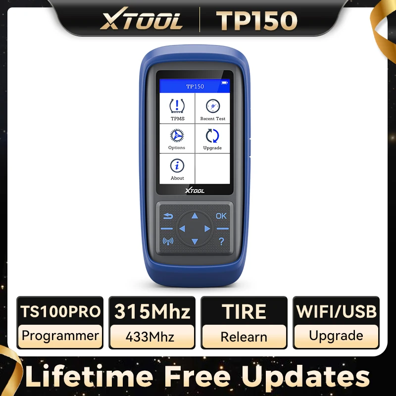 XTOOL TP150 WIFI TPMS Programmer Tool For 315Mhz 433Mhz Sensors System Diagnostics Tire Pressure Reset Lifetime Free Update