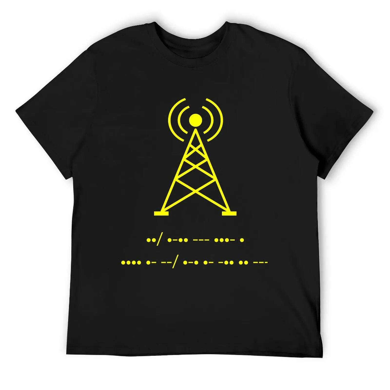 

Funny Amateur Ham Radio Morse Code Art Gift T-Shirt T-shirts oversize man t shirt tops graphic t shirts compression shirt men