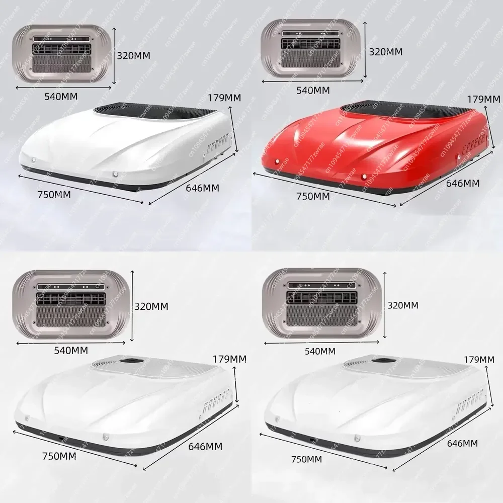 2024 New Style 60V 72V Ultra-thin Integrated Overhead Parking air Conditioner