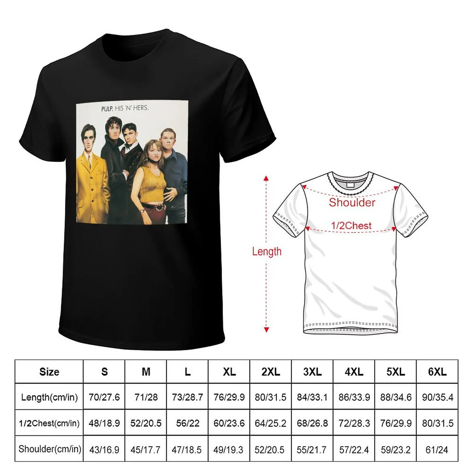 HIS N HERS Vinyl T-Shirt Sports Casual Short Sleeve Cotton Tee