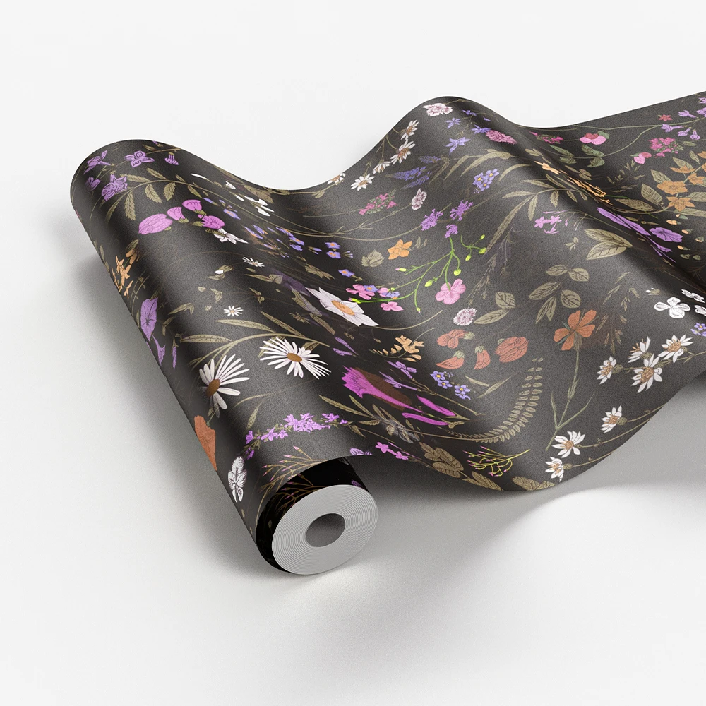 

Обои из ПВХ, ретро цветок, самоклеящиеся украшения для дома, несколько размеров, 100% водонепроницаемые обои, наклейка на мебель из ПВХ, шкаф