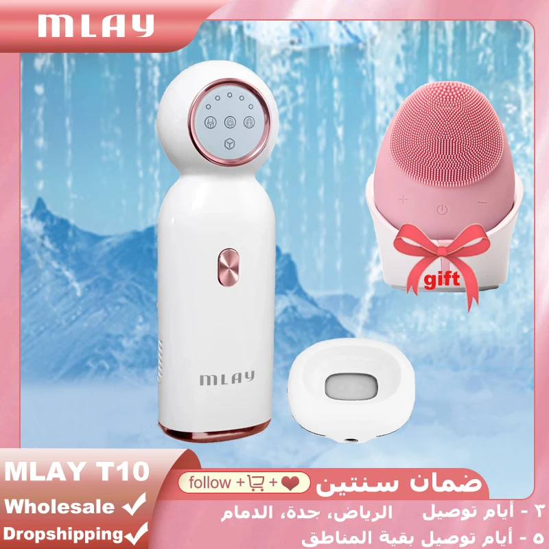 

MLAY T10 Sapphire Laser Hair Removal IPL Hair Removal ICE Cold Epilator Malay Epilator Full Body Depilador a Laser Woman Man