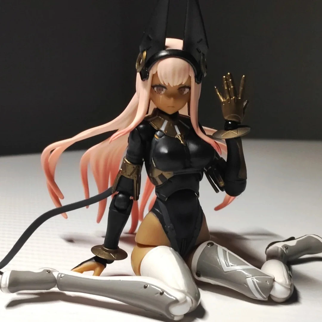 Guardián Oscuro Figma # 579 Anubis Hemet Nethel Figura de acción móvil Juguete coleccionable pintado a mano para adultos