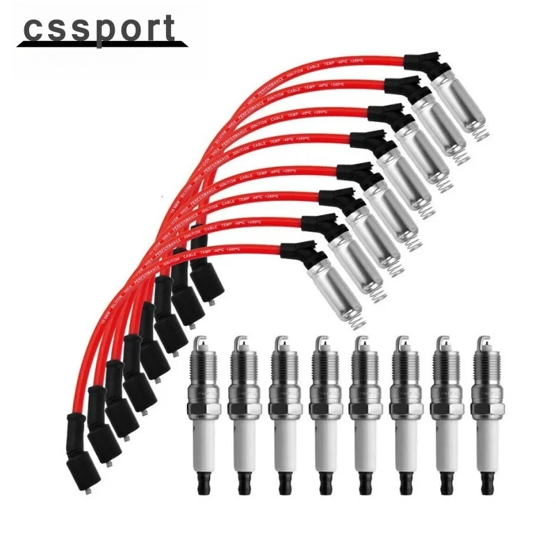 

41962 19299585 19297035 12192192 12192195 8 шт. Провода зажигания для свечей зажигания для 2007-2008 Avalanche 5.3L 6.0L 2005-2006 SSR 6.0L