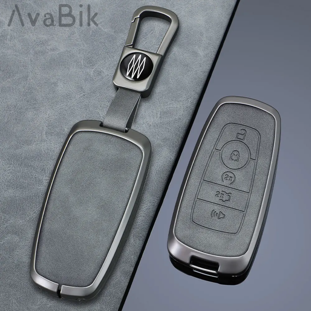 Car Remote Control Key Special Metal Protective Case Buckle For 2023 Ford Sharp L 18 Explorer Mondeo Focus Car Accessorie Unisex