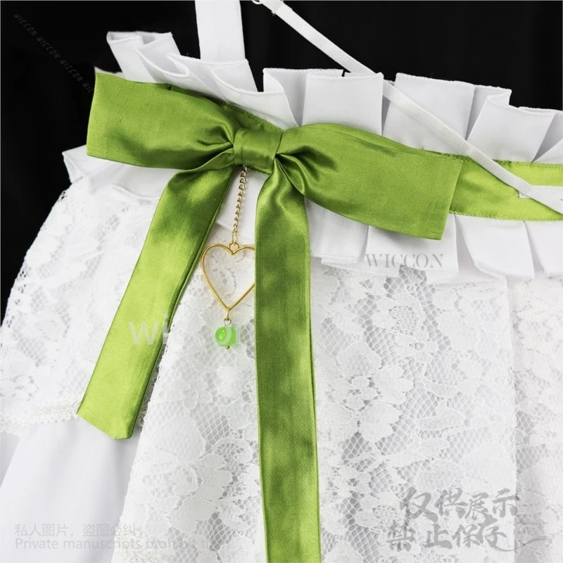 

Comic Con Game NU: Карнавальный костюм оливина, платье горничной, парики Лолиты, милая сексуальная униформа на Хэллоуин, Рождество, индивидуальный заказ