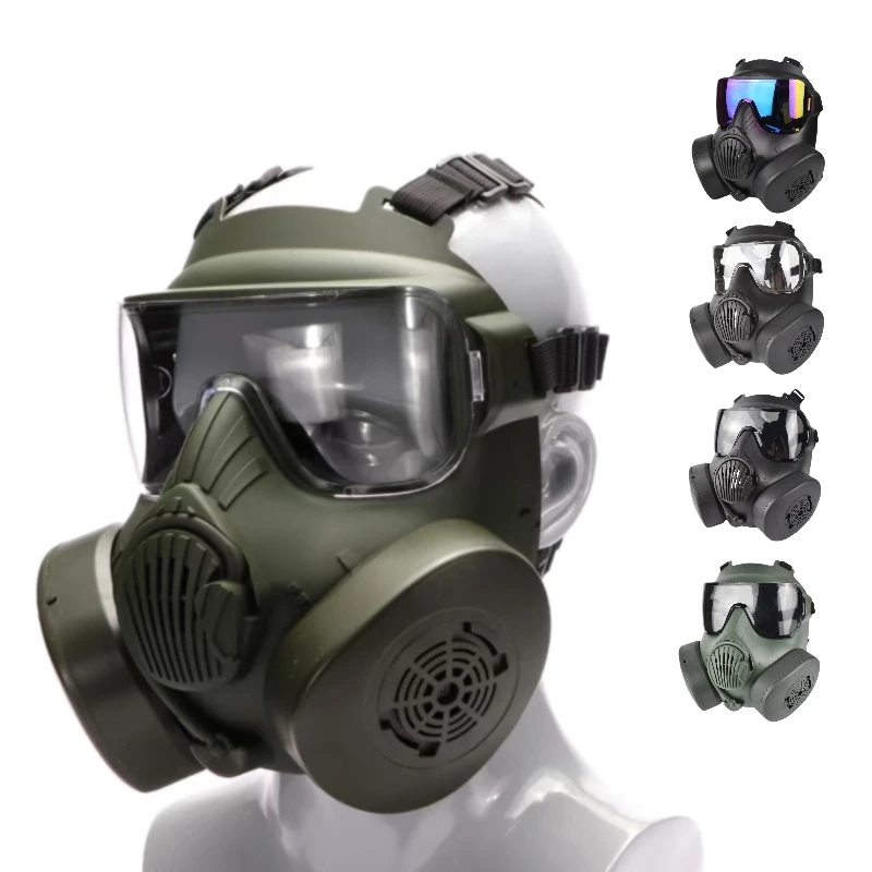 

REikirc Full Face Airsoft Mask Protective Tactical Mask for Shooting Hunting Riding Outdoor CS Game Cosplay Training Facemask