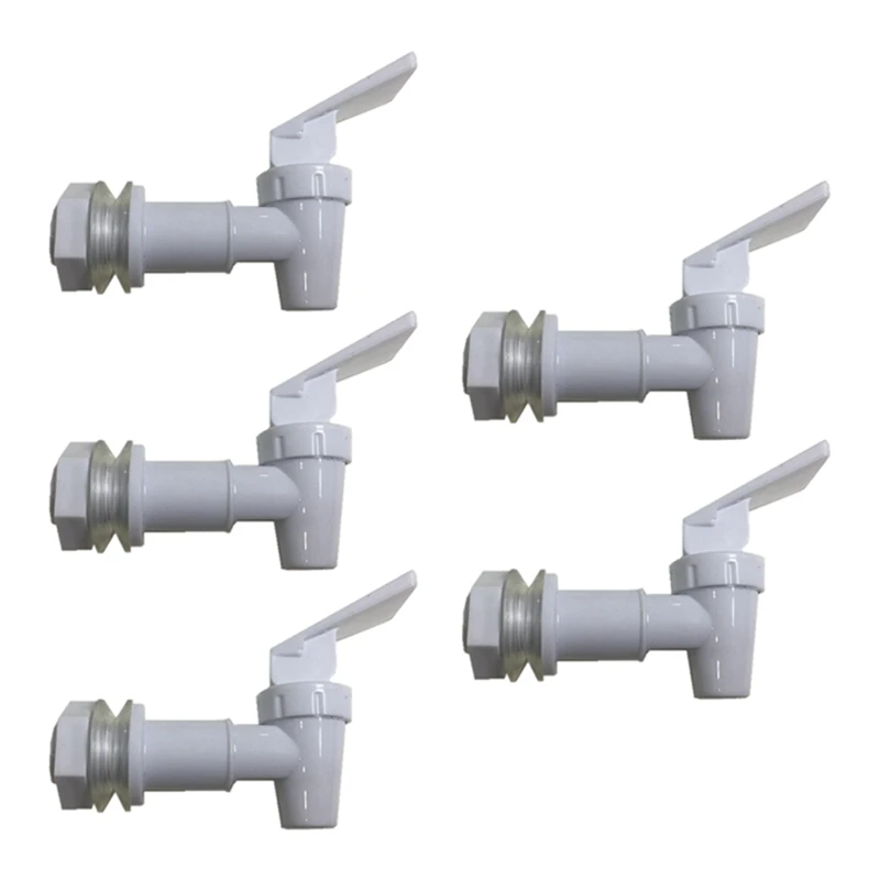 5Pcs Switch Tap Water Dispenser Switch Tap Glass Wine Bottle Plastic Faucet Jar Wine Barrel Water Tank Faucet