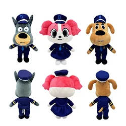 Peluches de dibujos animados del Sheriff Labrador para niños, muñecos de peluche suaves de 1/3 piezas, para regalo de cumpleaños y Navidad