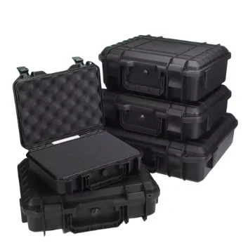 Safety Hard Carry Case Tool Box With Foam Storage Box Waterproof Case Instrument Toolbox Hard Plastic Case Tool Box Organizer