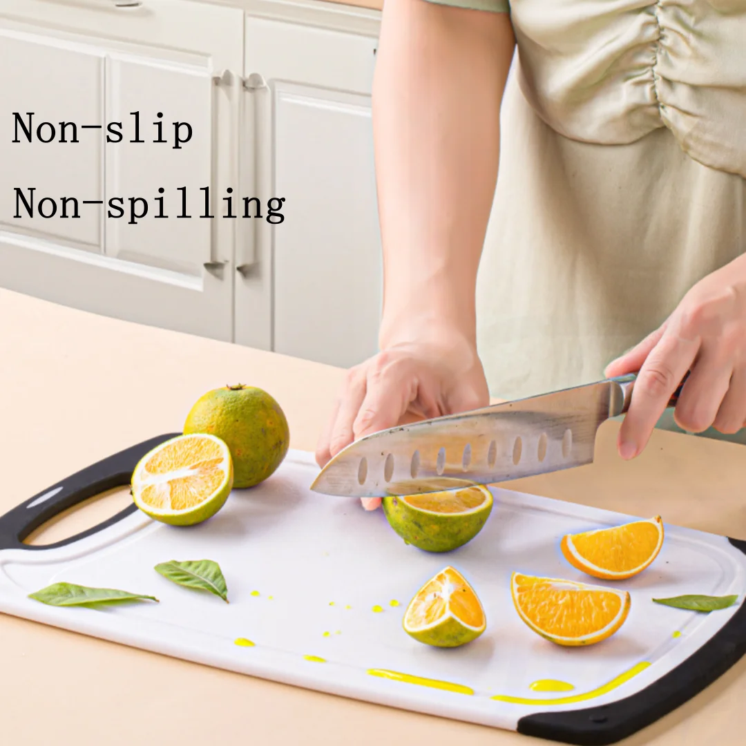 Hot Best Seller 3-Piece Non-Slip Plastic Cutting Board Set for Kitchen Vegetables Fruits Meat FDA Approved Chopping Board