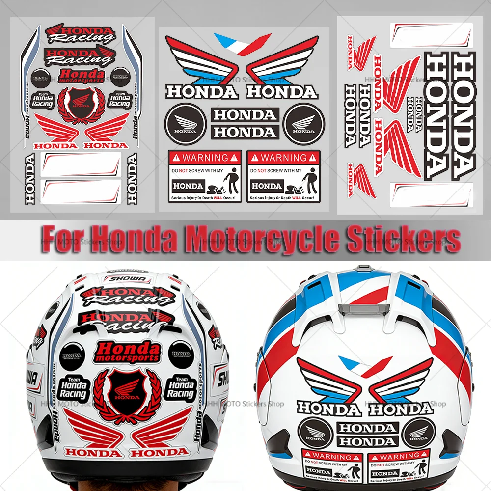

Motorcycle Sticker Decal for Honda Motorcycle Helmet Tank Logo Decoration Car Stickers Computer Sticker