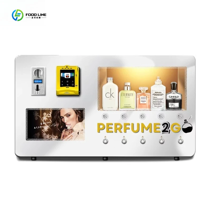 Foodline Customized Affordable Perfume Vending Machines for Businesses Sleek Perfume Vending Machines for Hotel Lobbies