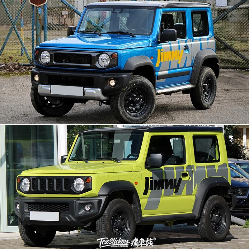 FOR Suzuki Jimny Car Sticker Left and Right Body Decoration Customized Sports Off road Vinyl decals Accessories