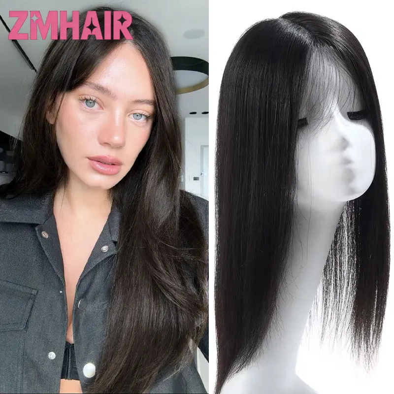 

Шелковистый прямой парик на шелковой основе из 100% бразильских натуральных человеческих волос, плотность 180%, с натуральными деталями по краю из полиуретана, готовый к ношению, для женщин