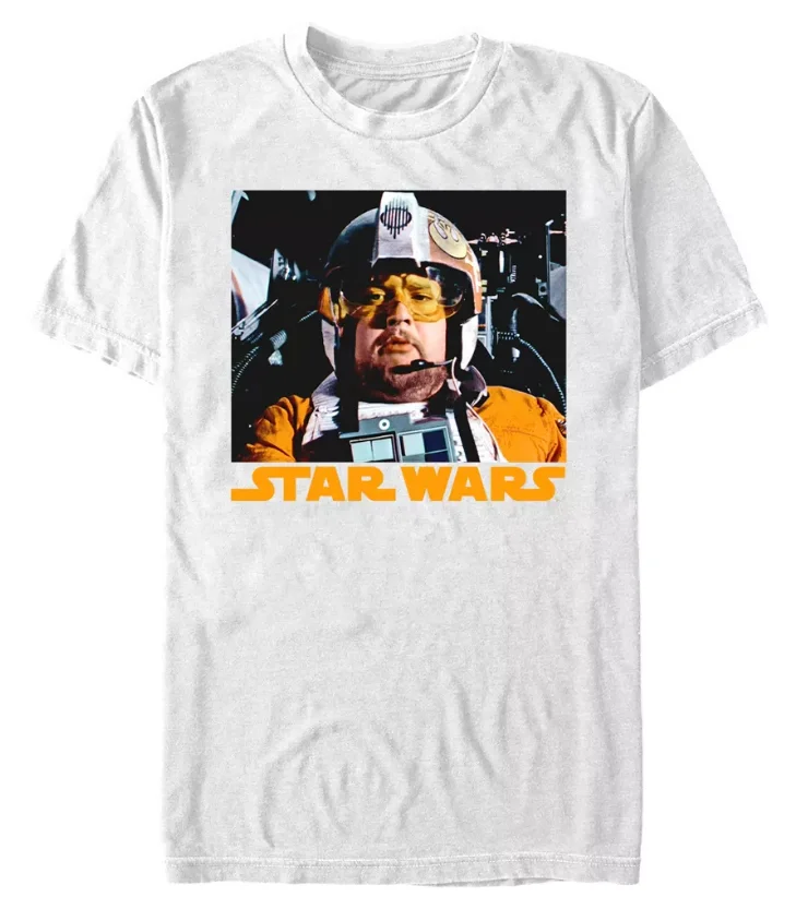 American Star Wars 남성용 및 여성용 반팔 티셔츠, 공상과학 복고풍 캐주얼 프린트 스타워즈 로고 스트리트웨어 탑