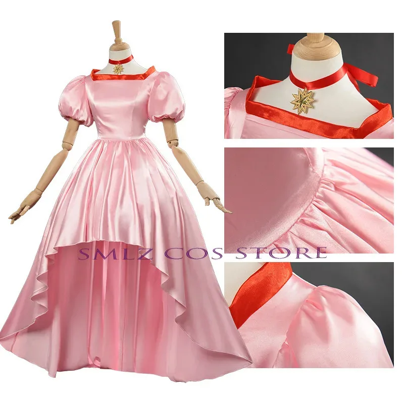 Аниме Cardcaptor Sakura Kinomoto Sakura Косплей Костюм Волшебная принцесса Сакура розовое платье наряд костюмы на Хэллоуин для женщин