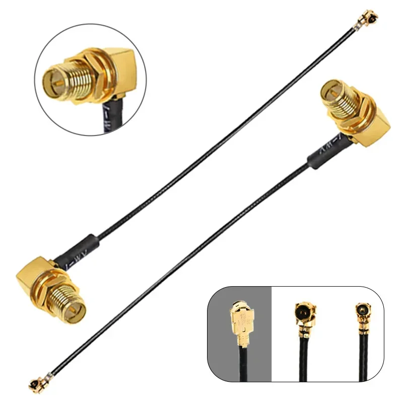 NONE SMA / RP-SMA-Buchse auf 1,13 SMA-Buchse auf UFL/U.FL/Kabel WIFI-Platine Pigtail WiFi-Antennenverlängerungskabel 3