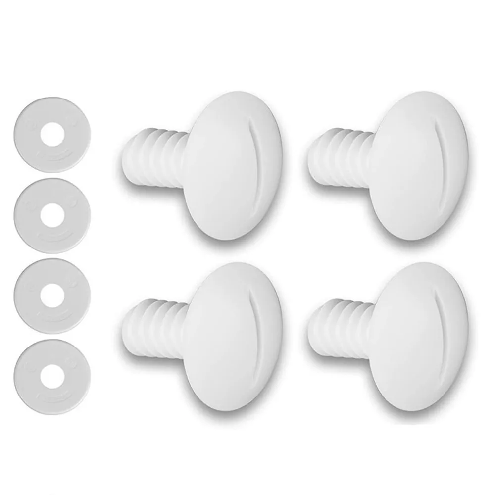 Screw and Washer Set for For POLARIS For 180 and 280 Pool Cleaner Wheels ABS PC Material Plastic Fasteners for Maintenance