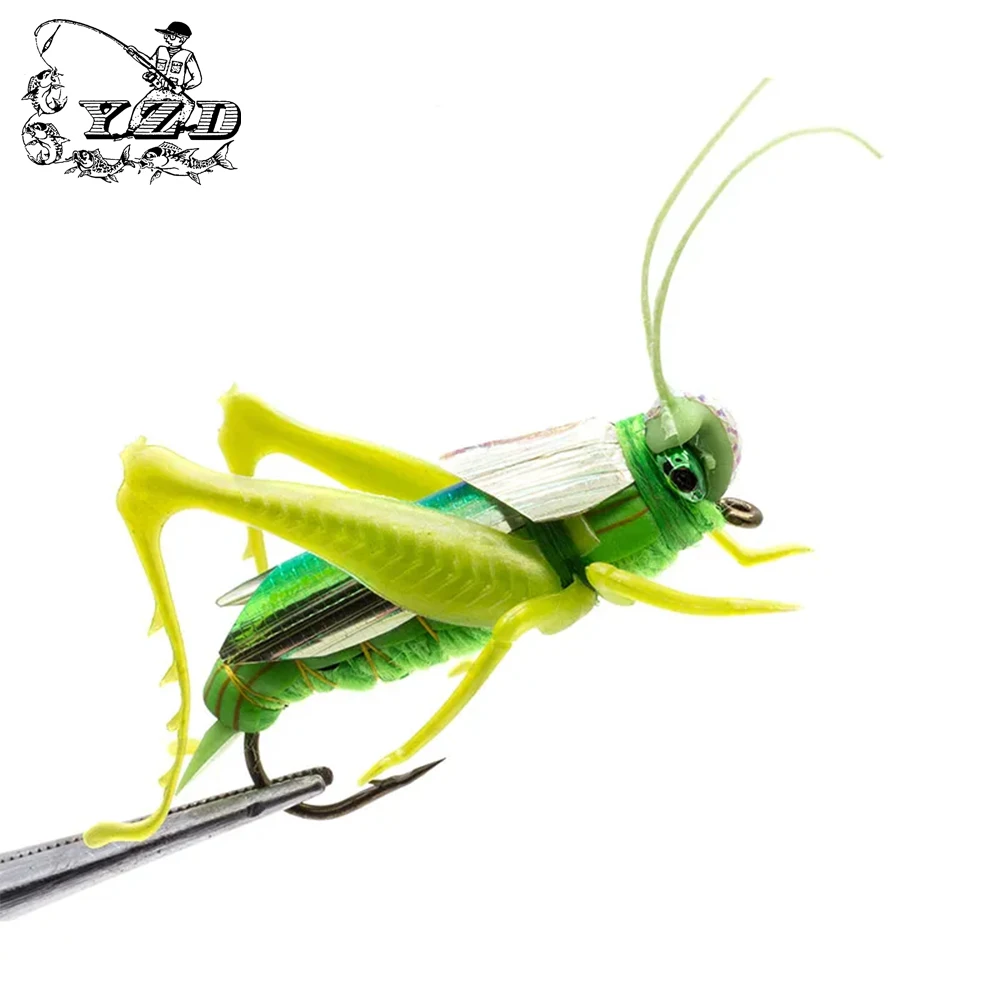 

Fish bait four-color grasshopper dry fly fishing set fishing accessories suitable for trout and perch fishing materials