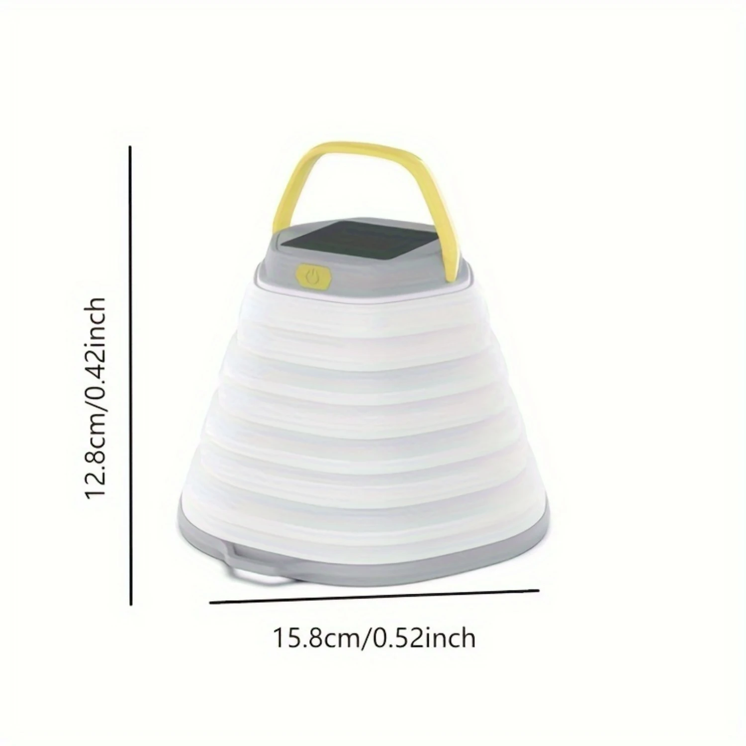 

Portable Foldable Waterproof Outdoor Camping Light with Solar Charging, Three Levels of Cozy Warm Yellow Light Adjustment, Perfe