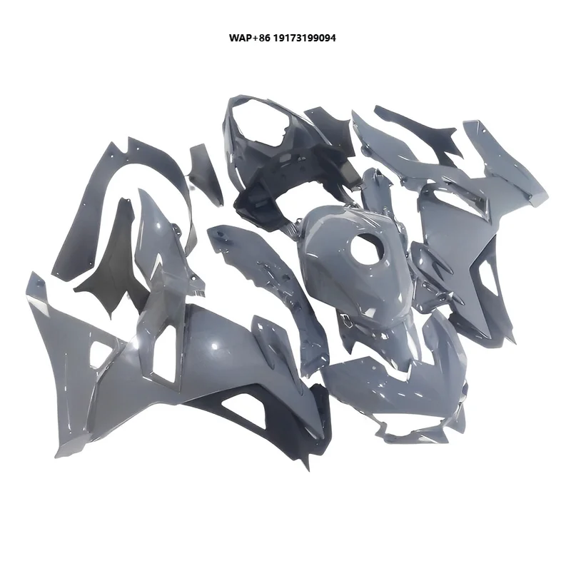 

Full Fairing Kit with Fuel Tank Cover for Ninja 500 EX500 2024 Gray Panels