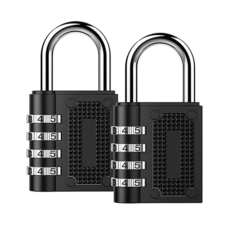 Combination Lock 4 Digit Combination Padlock Outdoor Waterproof for School Gym Locker Padlocks with Code Luggage Locks US214
