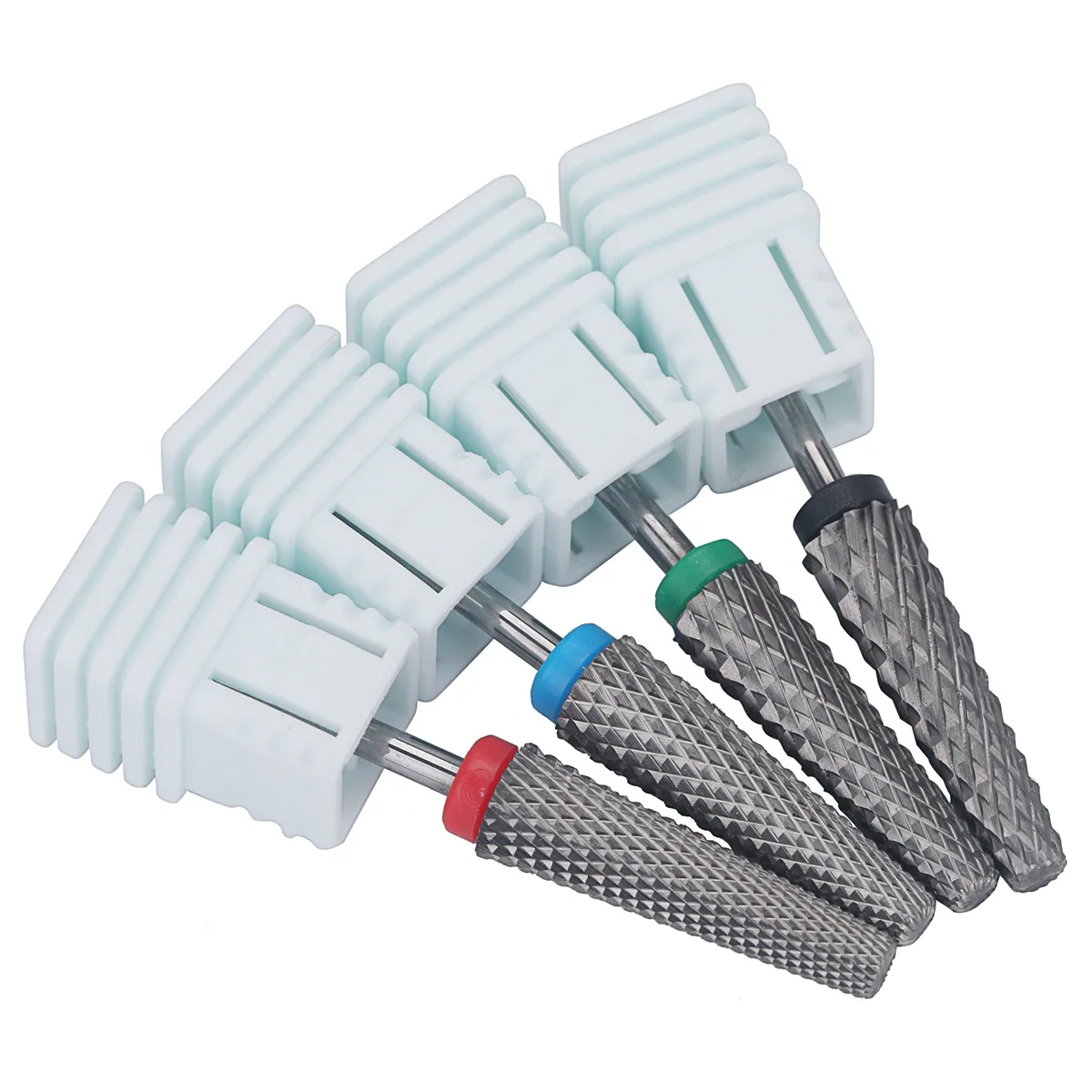 24MM Extra Long 5 in 1 punte da trapano in carburo di tungsteno per Gel per unghie rimuovi la macchina per Manicure elettrica fresa per unghie