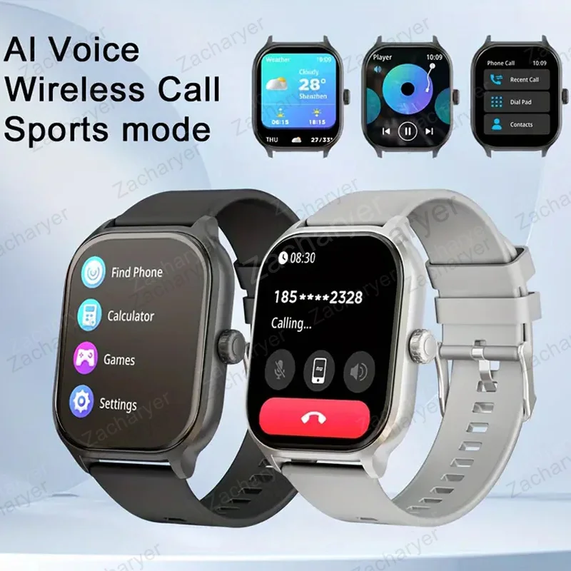 Smart watch, wireless calling /dial, multi -Sport mode,Suitable for men and women, for iPhone/Andriod