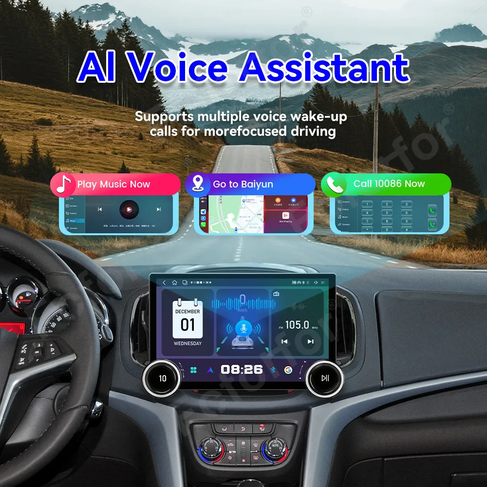 Sleek Modern 11.5 Inch Android 15 Luxury HD Display Wireless CarPlay Android Auto GPS Radio For Opel Zafira B/Astra H 2005-2014