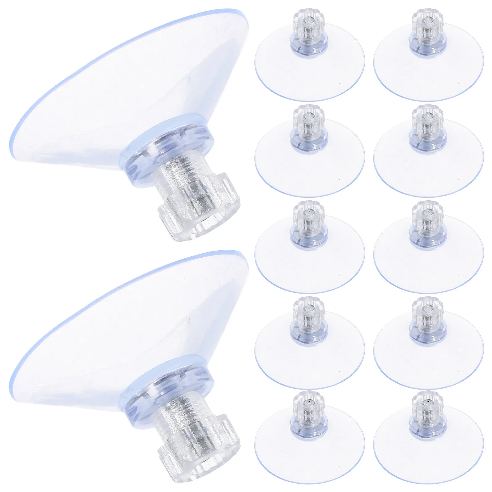 20Pcs Suction Cups Screws Clear M5 Screw Threaded Design for Glass Table Window Aquarium Kitchen Bathroom Stable Adhesion