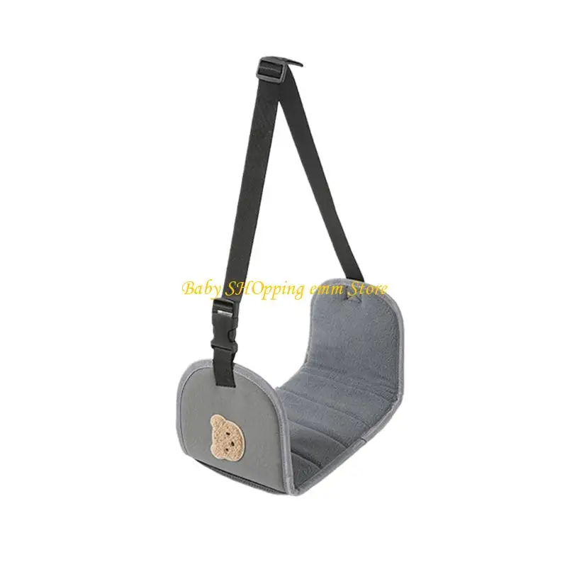 

23GD Cartoon Foot Rest for Car and Office Use Adjustable Height for Kids in Back Features Safety Guard Anti Scratch