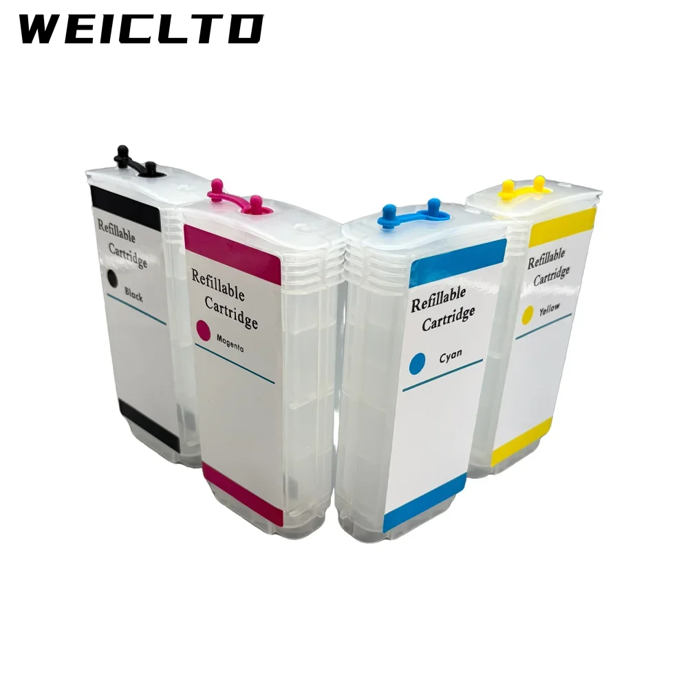 130ML HP 82 HP82 4PC/Set Refill Ink Cartridge with ARC Chip for HP Desngijet 510 Printer with Permanent Chip