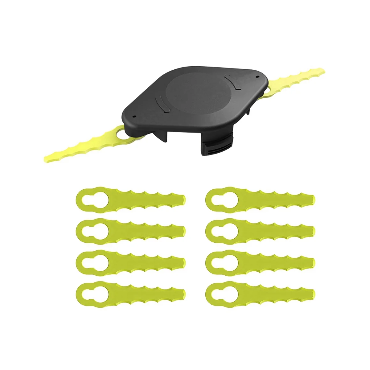 

ГОРЯЧАЯ обрезная головка Ryobi с пластиковым лезвием RAC155, пластиковое запасное лезвие, газонокосилка, триммер для травы, детали резака