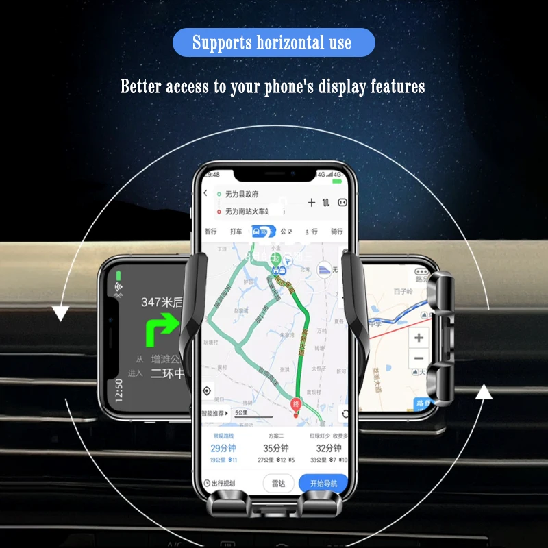 Car Wireless Charger Auto Mount Phone Holder For Volkswagen Passat B7 B8 B9 2011-2022 Adjustable GPS Navigation Bracket - Image 5