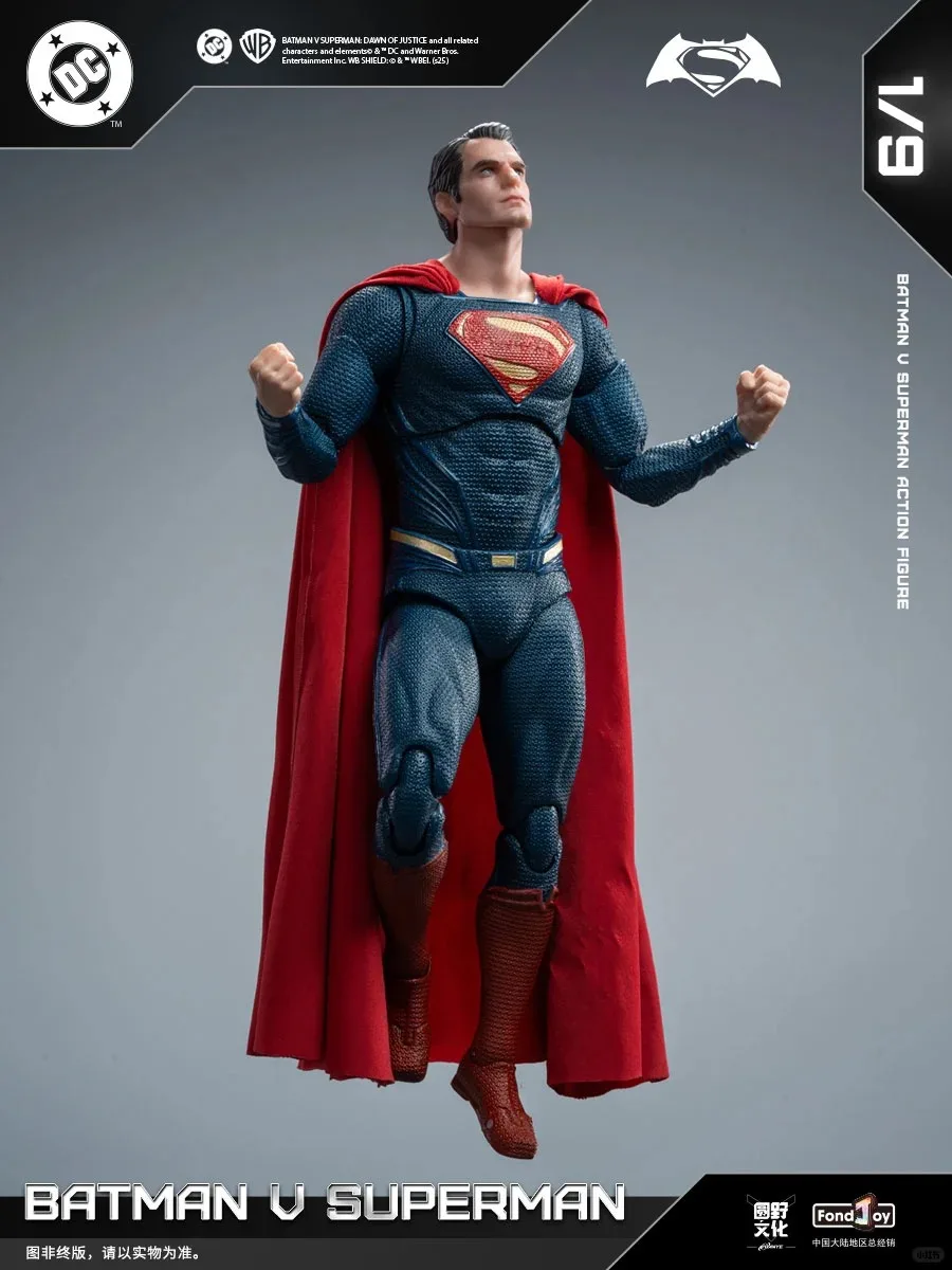 Fondjoy Batman VS Superman Dawn Of Justice Figuras de ação Bvs Blindado Batman e Superman 2.0 Conjunto Modelo Limitado Coletar Brinquedo Presente