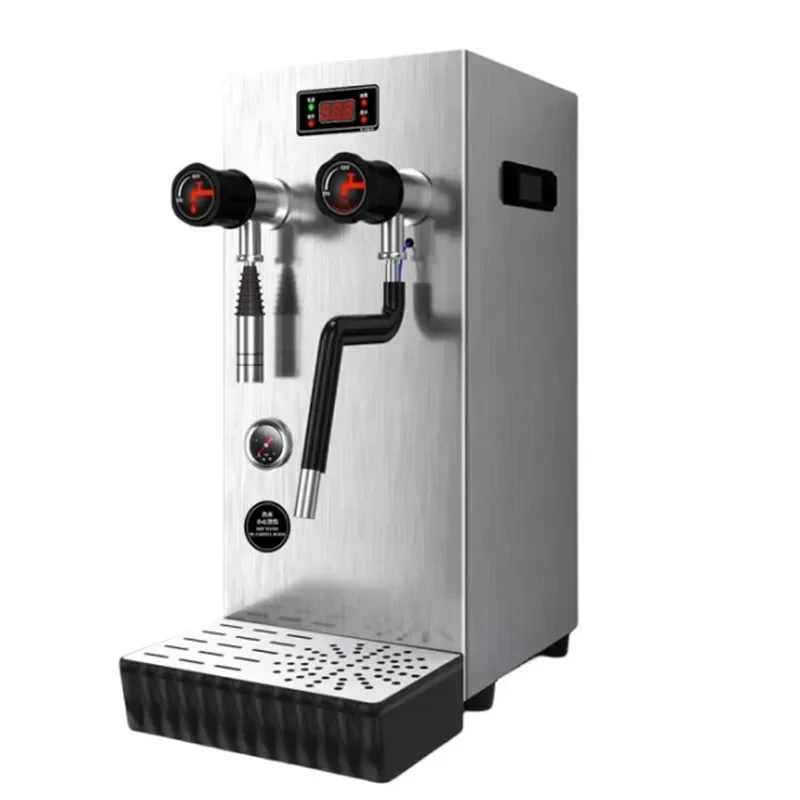 New Step Water Boiler Steam Water Boiler Double Steam Commercial Brew Tea Shop Bar Milk Foam Hot Water Machine