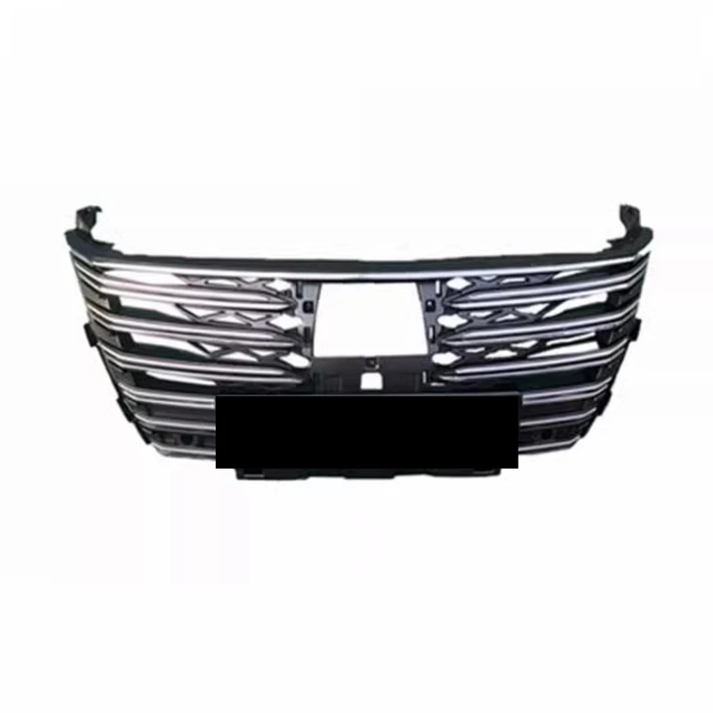 Chrome Front Grille Trim Frame Hood Strip for Toyota Crown 14th 15-18 Modified Radiator Grill Bumper Bottom Net Car Accessories