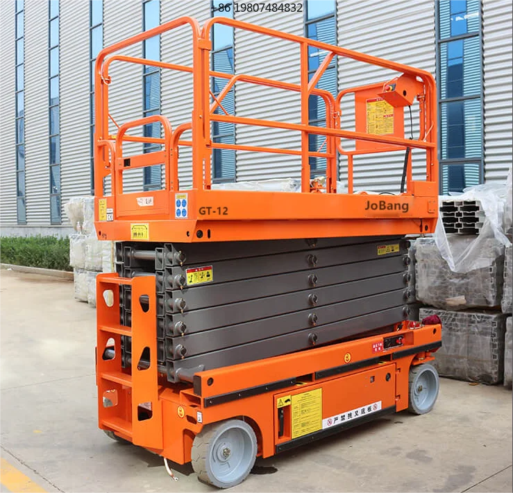 Self-propelled Mobile Scissor Lift with CE Certification, Suitable for Building Maintenance & Cargo Handling, High Safety