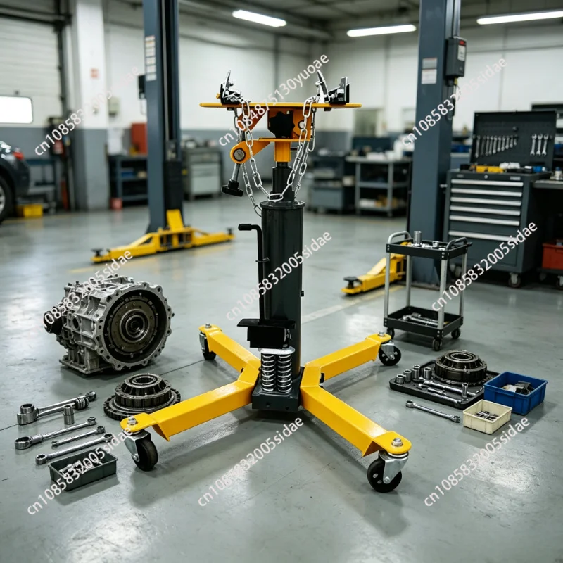 Transmission bracket, gearbox top auto repair jack, engine double-click top height device high-position carrier