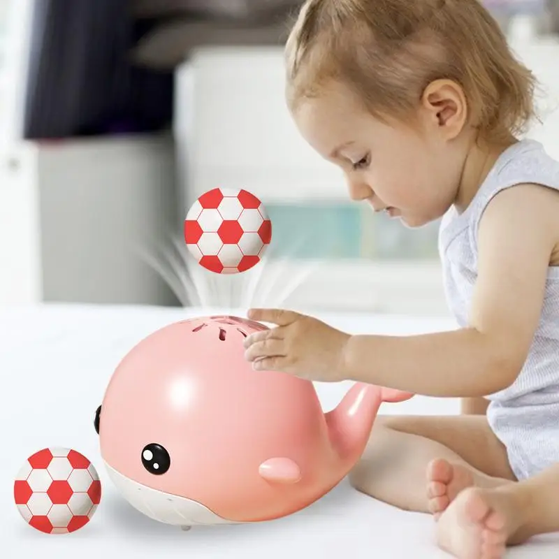 Floating Ball Toy Ball Blower Toddler Toy Creative Whale Ball Toy Balls Balancing Game Cute Balance Blowing Toys For Kids Boys