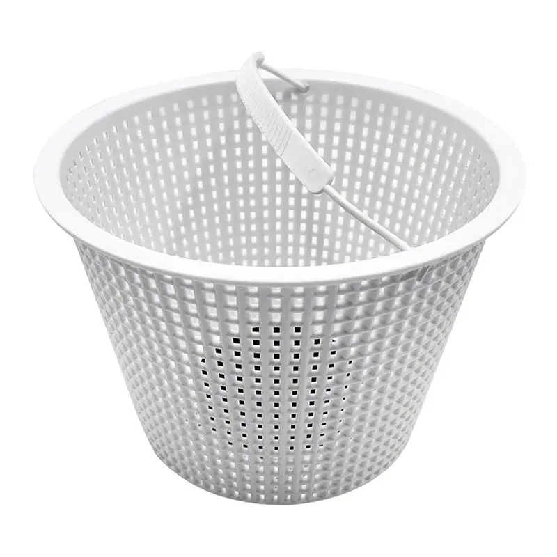 AEE4-8 Inch Weighted Skimmer Basket For SP1070, Heavy Duty Skimmer Basket For Pool Maintenance, Included Weight And Handle