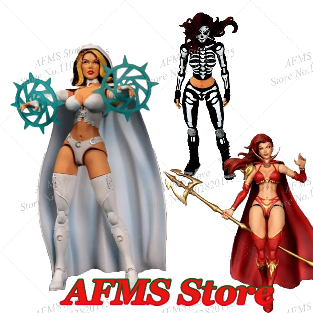 

Executive Replicas 1/12 Scale Collectible Figure Goddess Of Death Chaos Lady Satan Dolls 6" Women Soldier Action Figure Model