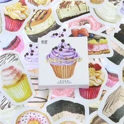 45Pcs/1Boxe Birthday Cake Mini Paper Stickers Decoration Diy Album Diary Clipboard Stickers