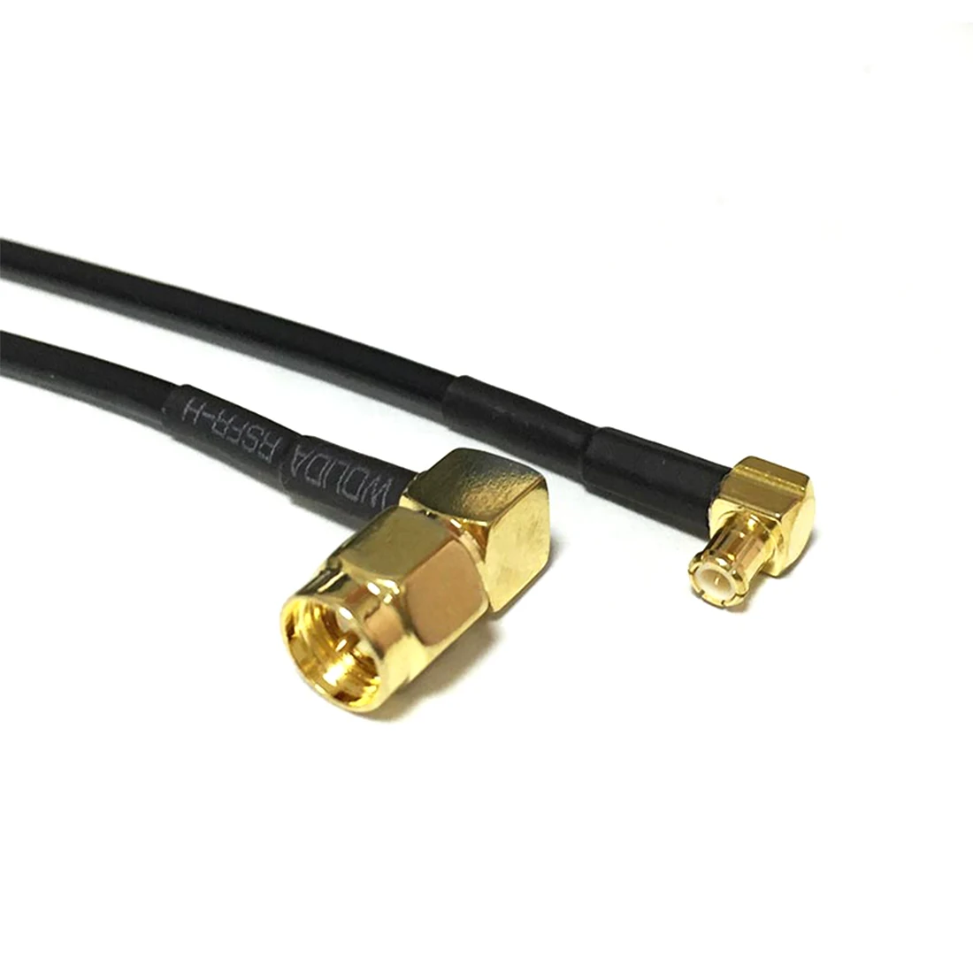 

New SMA Male Plug Right Angle Switch MCX Male Right Angle RG174 Cable Adapter 20CM 8" for Wireless Antenna