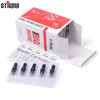 STIGMA 50 Uds cartuchos de tatuaje agujas Boutique cartuchos seguros desechables de revolución estéril para máquinas de tatuajes maquillaje corporal