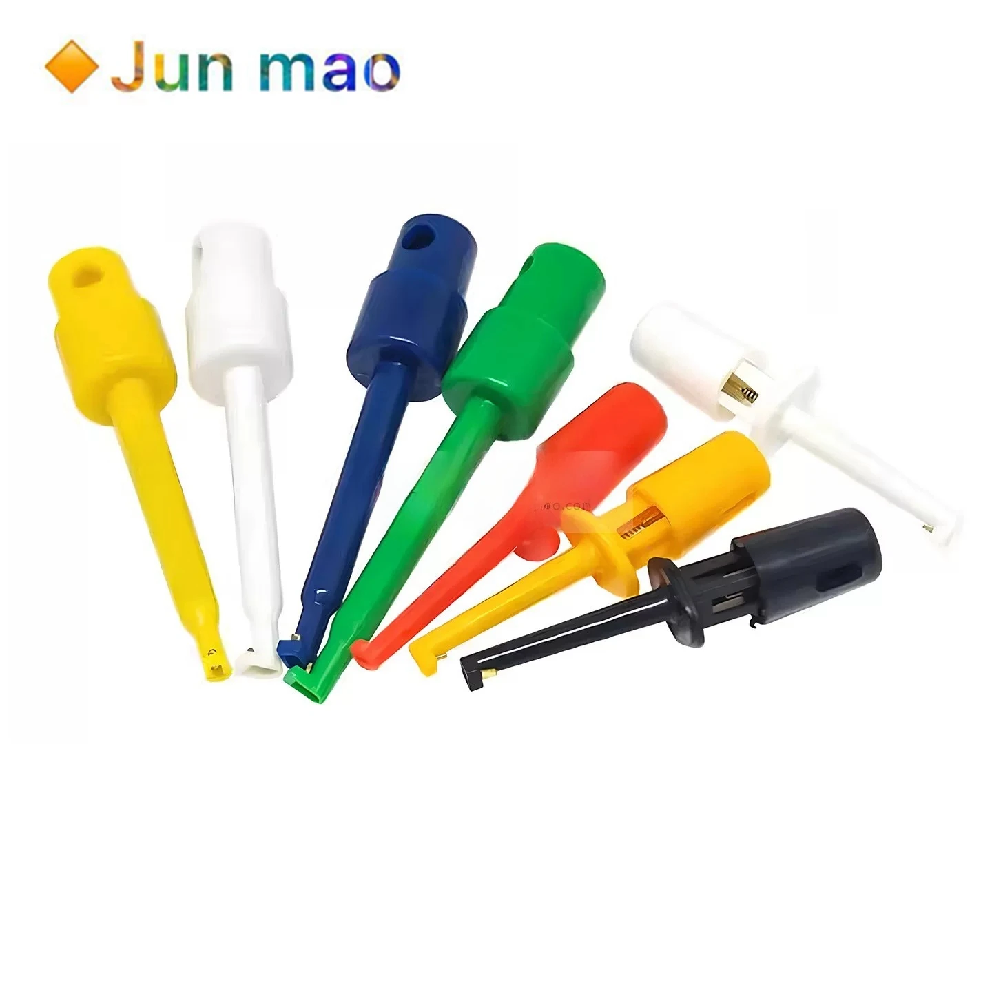 6PCS Hook type testing clip, instrument, testing hook, power supply, testing hook, large size, small size