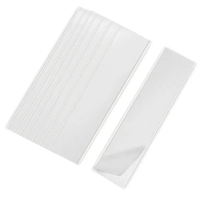 A64T 13Pcs Pre-Cut for Golf Club Grips Strips Double Sided for Golf Grip Tape Rubber Strips Accessory White