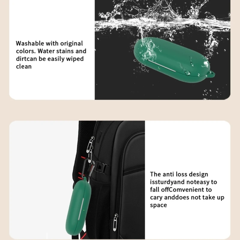 جراب واقي من مادة Anker-Earbud ، غطاء سيليكون ، مقاوم للغبار ، مقاوم للماء ، واقي من الارتداء اليومي ، كم واقي لـ V20i